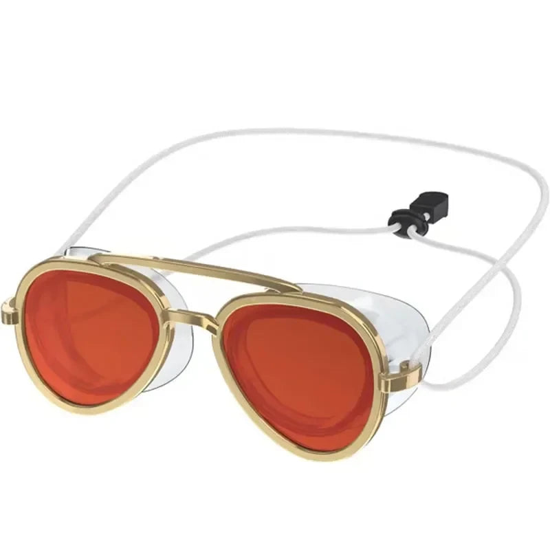 Full-View anti Fog Swimming Goggles Swimming UV Protection Swim Goggles Adult Sun Goggles Crystals Clear Men Women Retro Goggles