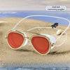 Full-View anti Fog Swimming Goggles Swimming UV Protection Swim Goggles Adult Sun Goggles Crystals Clear Men Women Retro Goggles