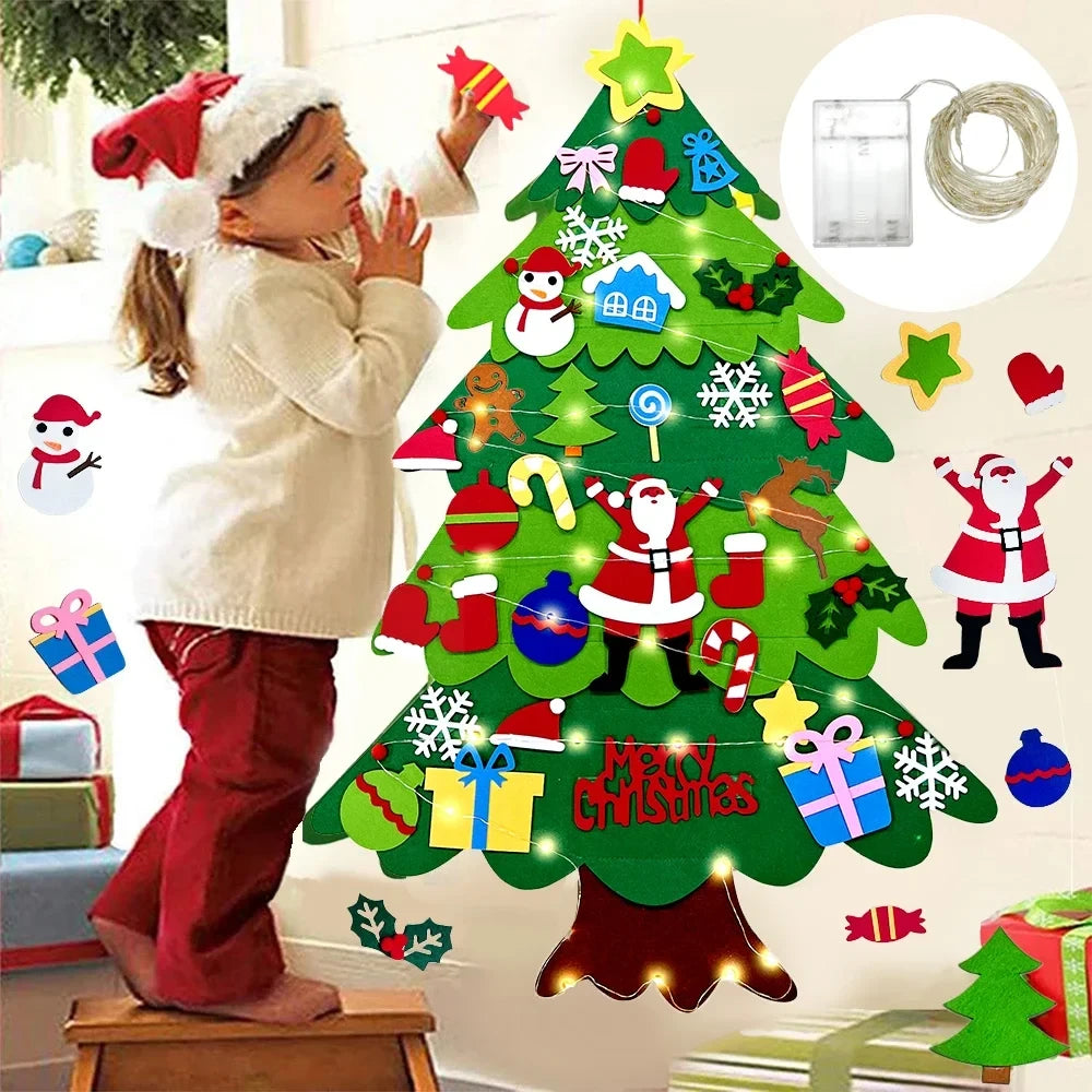 Interactive Felt Christmas Tree (3ft Tall)