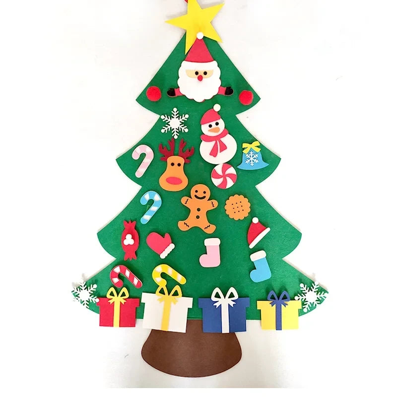 Toddler-Safe Felt Christmas Tree – 3ft Tall
