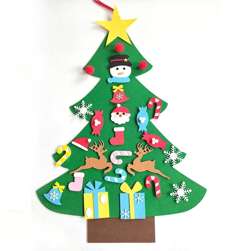 Toddler-Safe Felt Christmas Tree – 3ft Tall