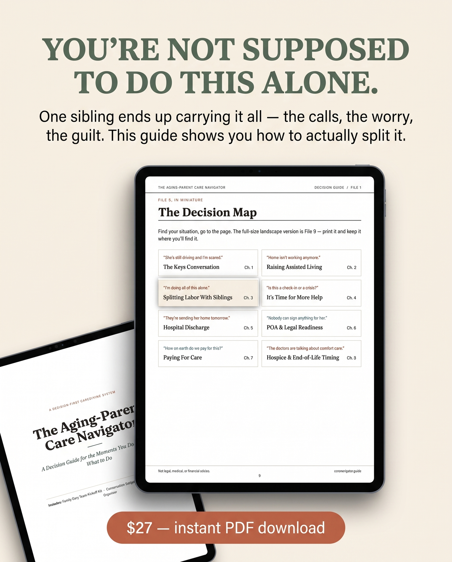 The Aging-Parent Care Navigator: Decision Guide for Family Caregivers