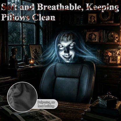 Ghost Face Headrest Covers 4pcs