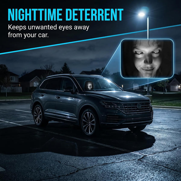 Ghostly Headrest Covers
